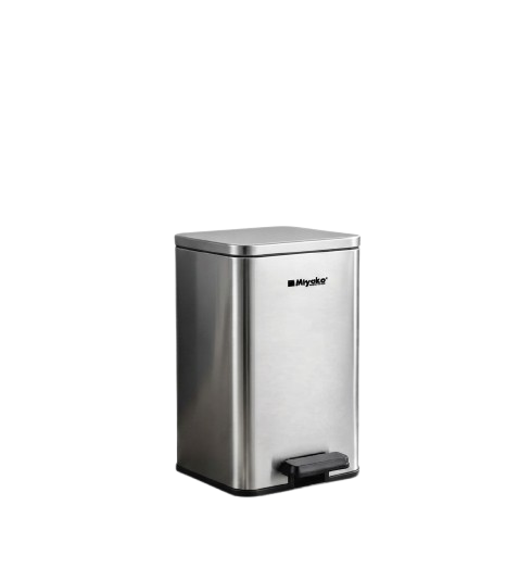 Miyako Stainless Steel Dustbin DT-10-SQ